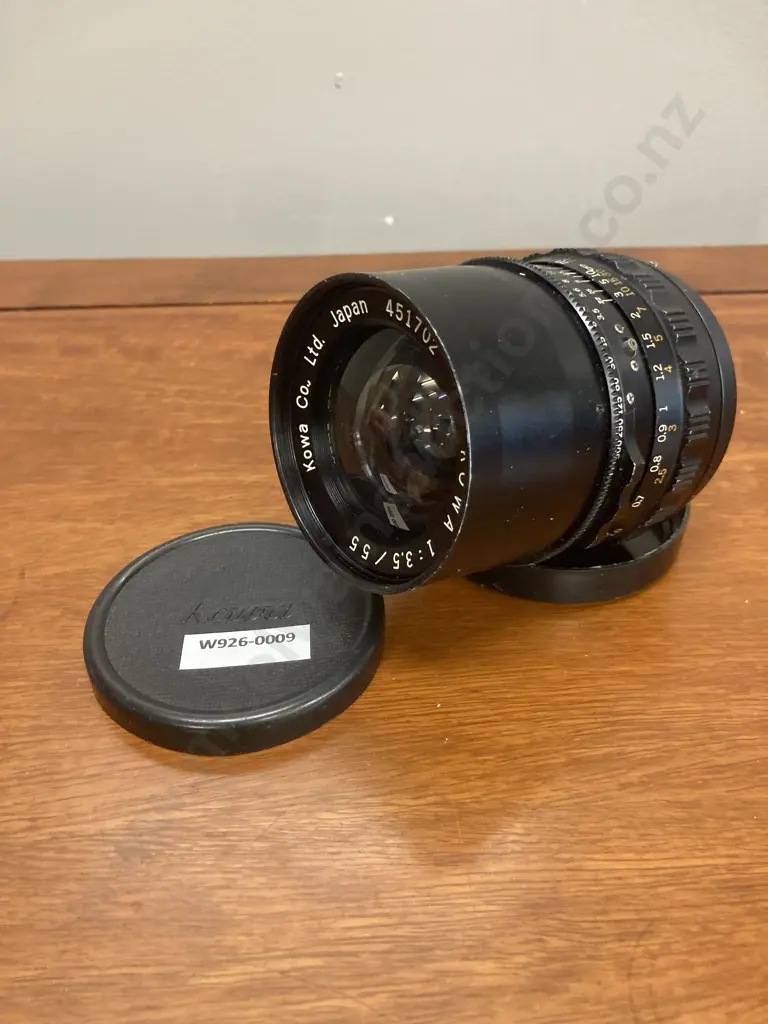 Kowa 55mm f/3.5 Black Lens For Kowa 6 Medium Format Camera Image 1++